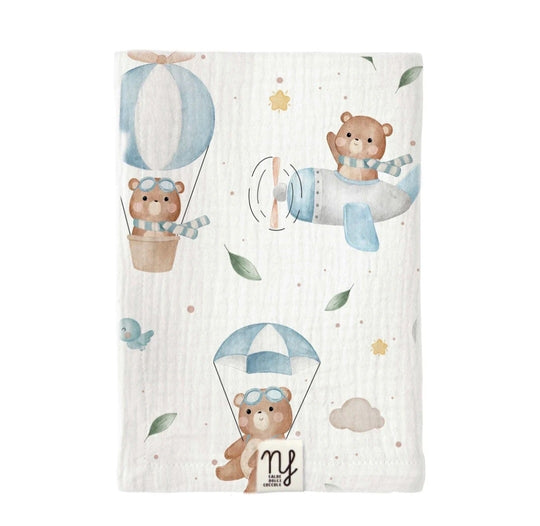 Mussola teddy viaggiatore