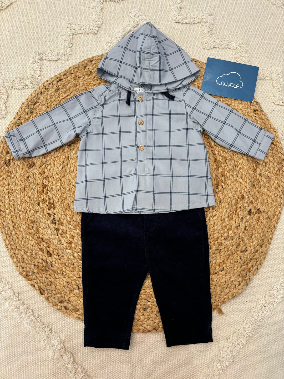 Completo camicia con cappuccio