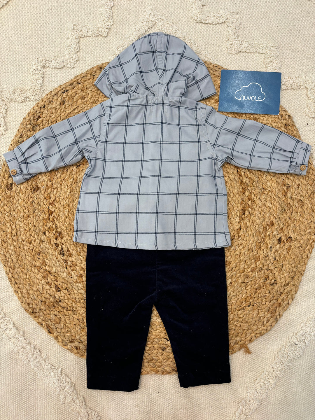 Completo camicia con cappuccio