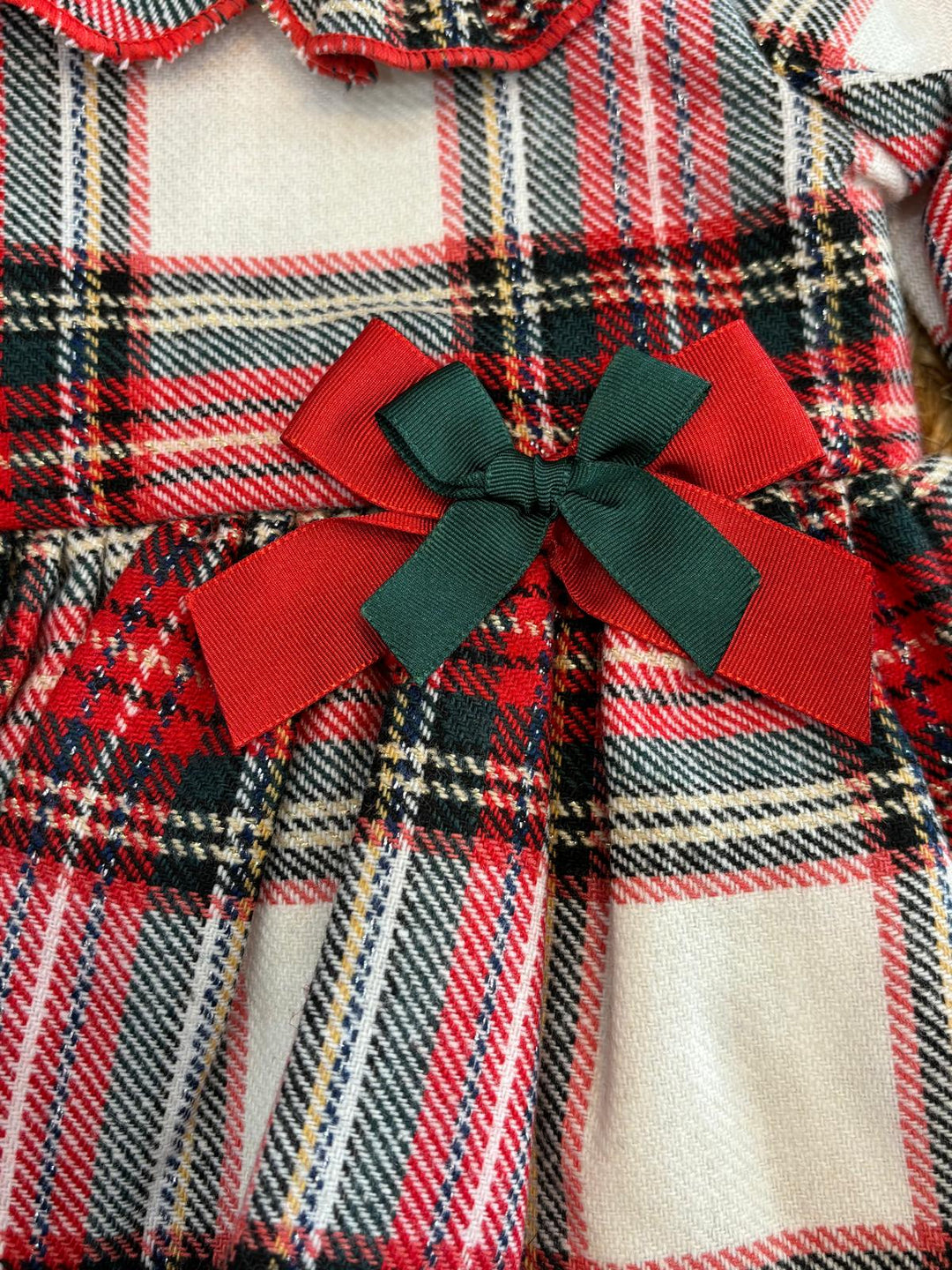 Abito con culotte scozzese lurex