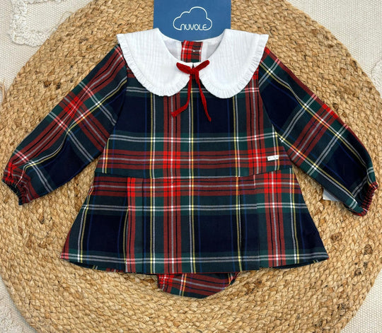 Abitino con culotte scozzese