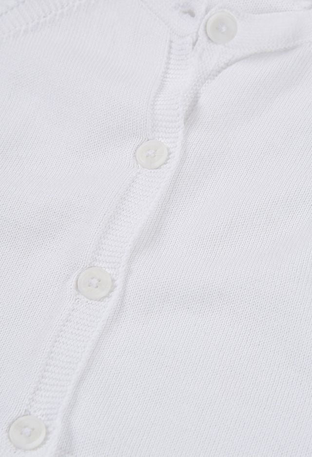 Cardigan di filo bianco