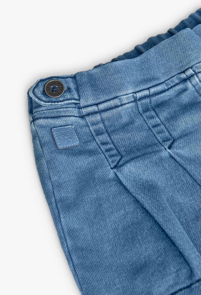 Pantaloncino a pieghe
