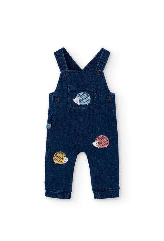 Completo salopette denim