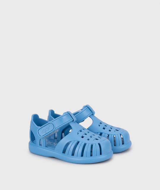 Sandalo in gomma blu