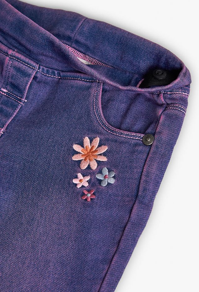 Denim slavato viola