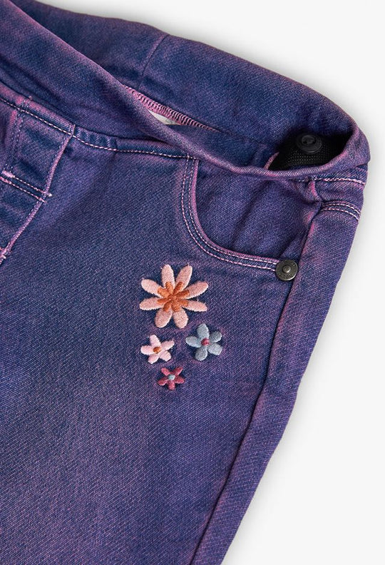 Denim slavato viola