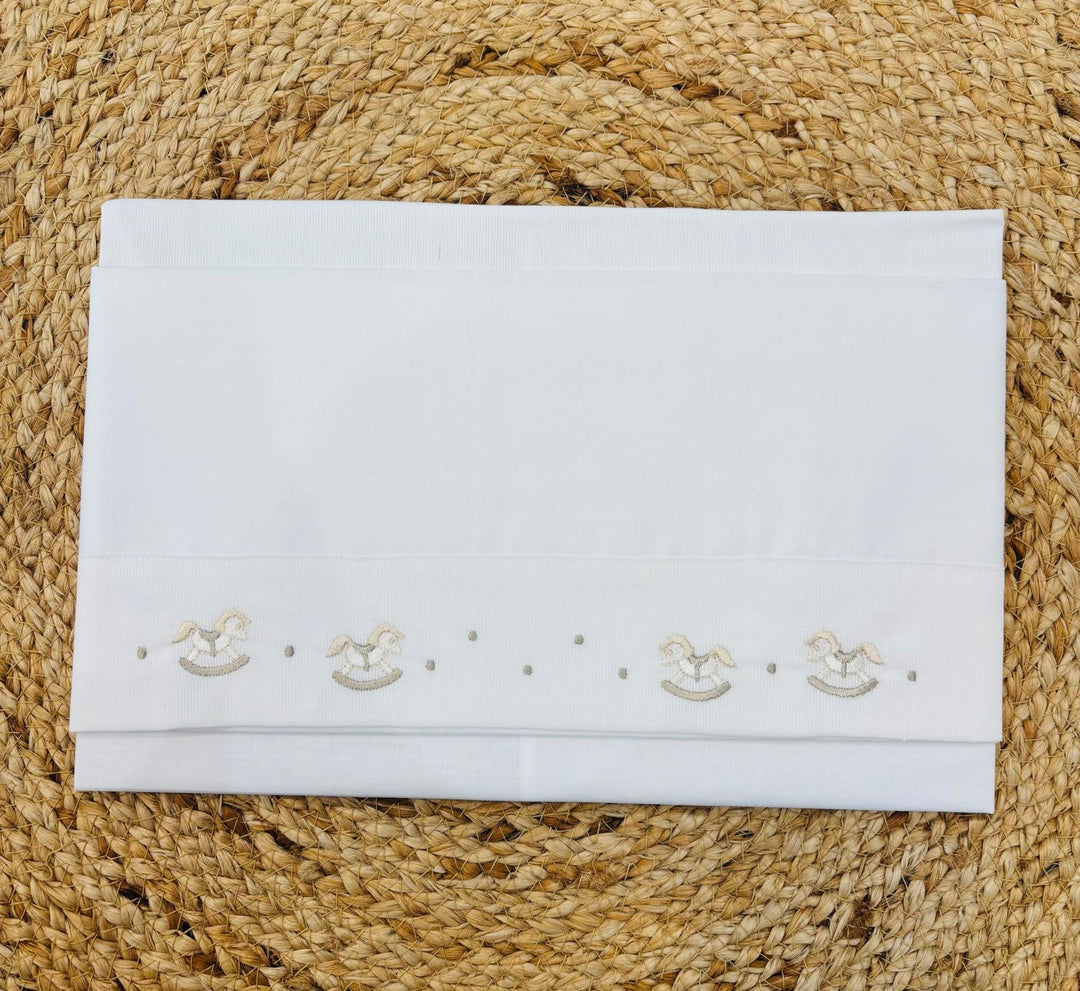 Set Lenzuola 3 pezzi cavalluccio beige