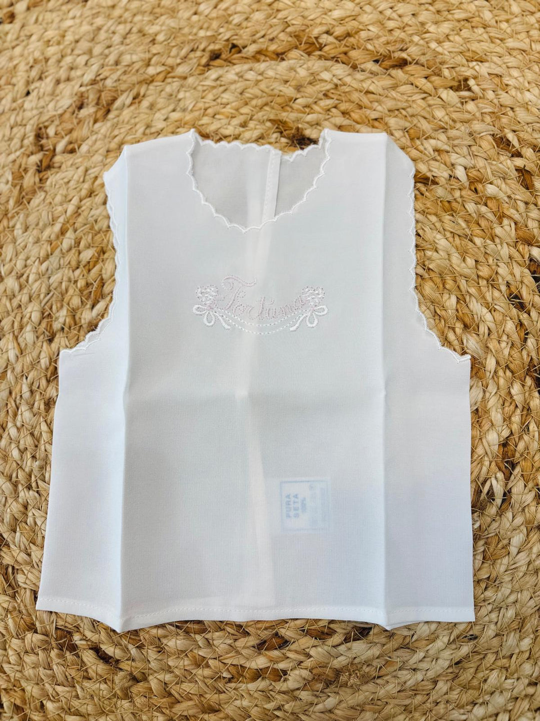 Camicia della Fortuna in Pura Seta ricamo rosa