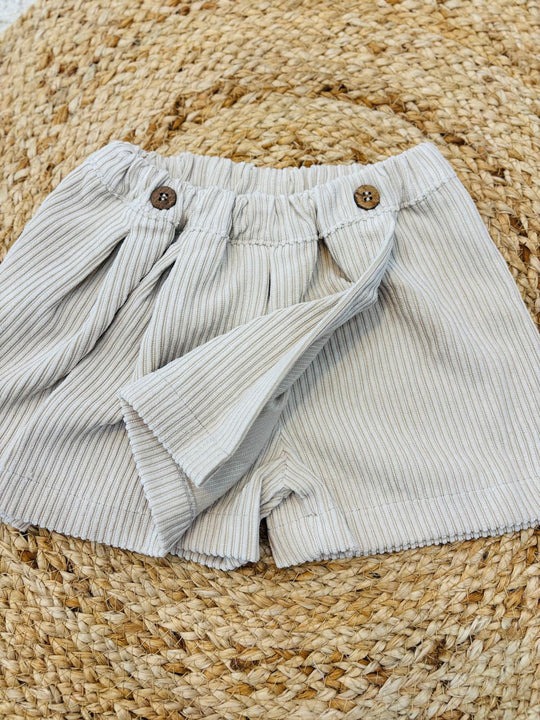 Gonna pantalone in velluto