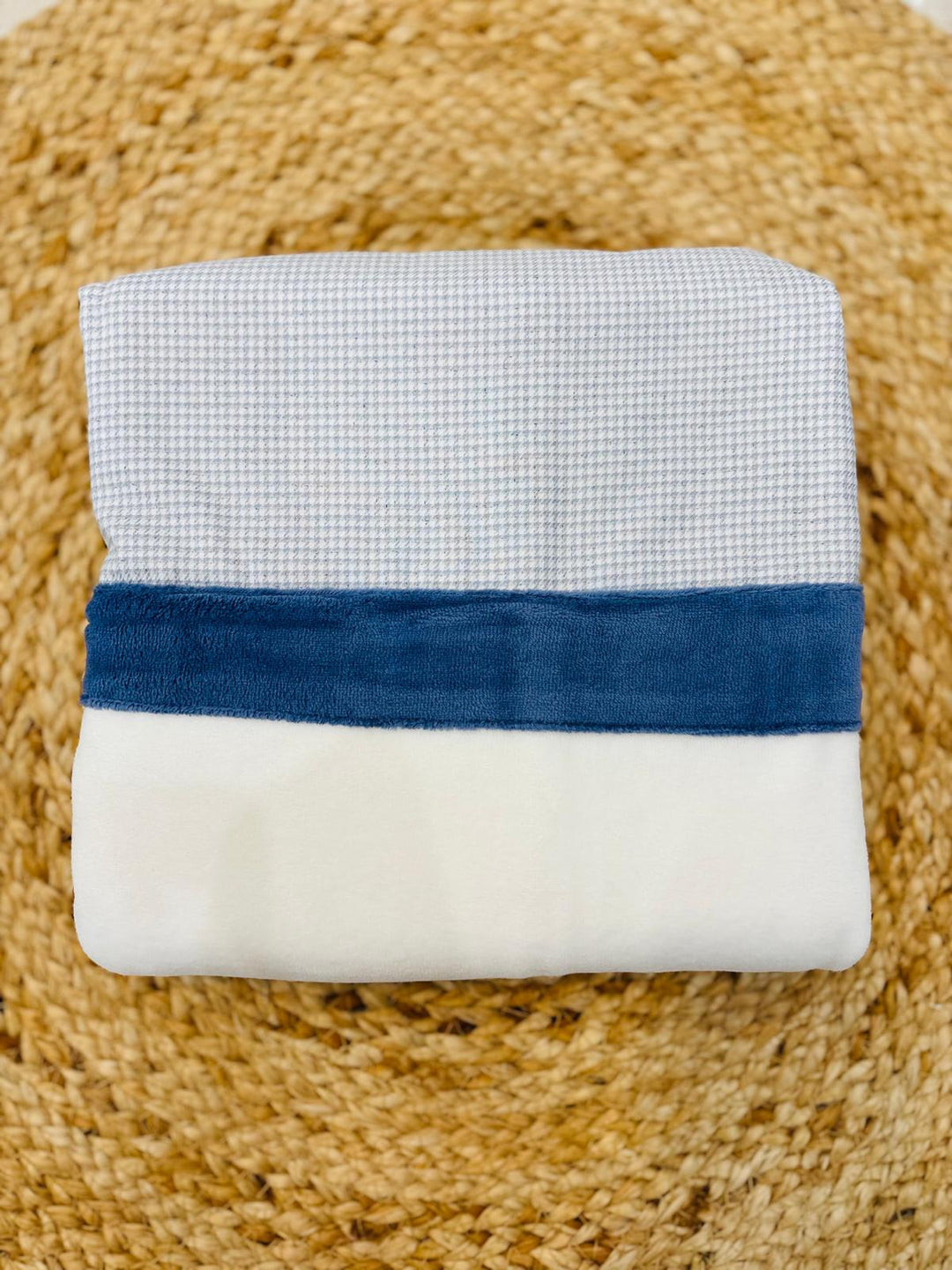 Coperta in ciniglia pie de poule