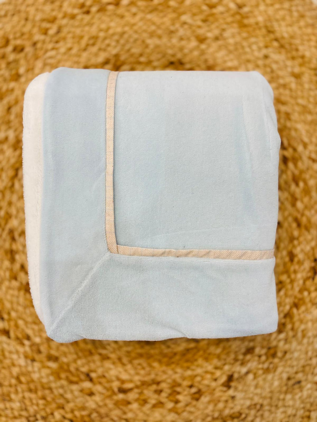 Coperta in ciniglia cielo
