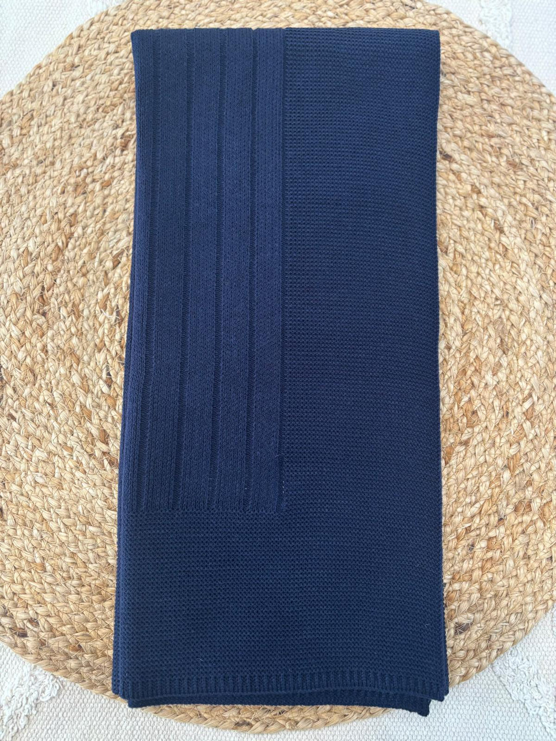 Coperta in lana marino