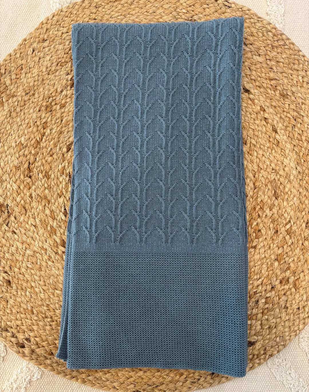 Coperta in lana zafiro