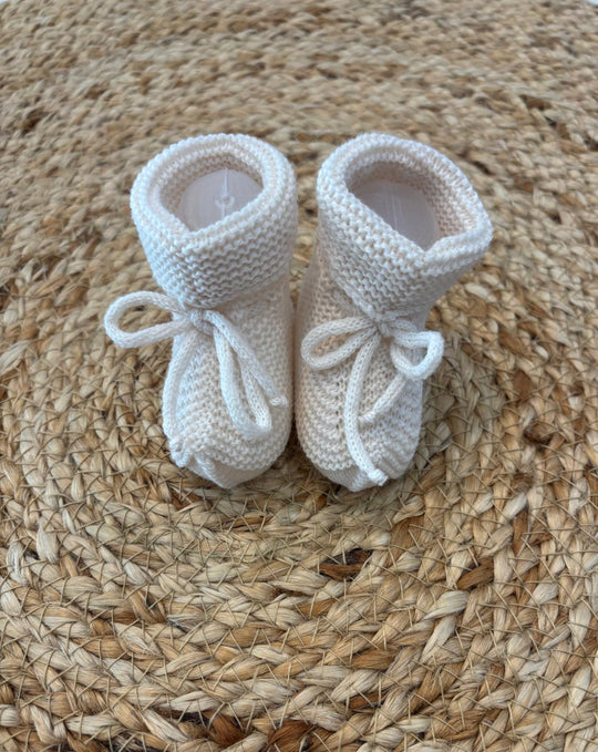 Babbucce in lana natural