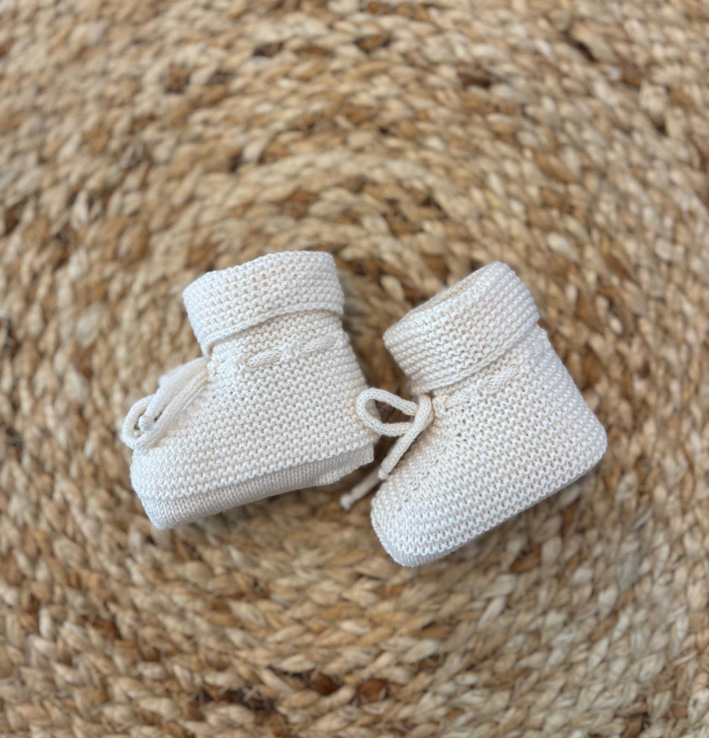Babbucce in lana natural