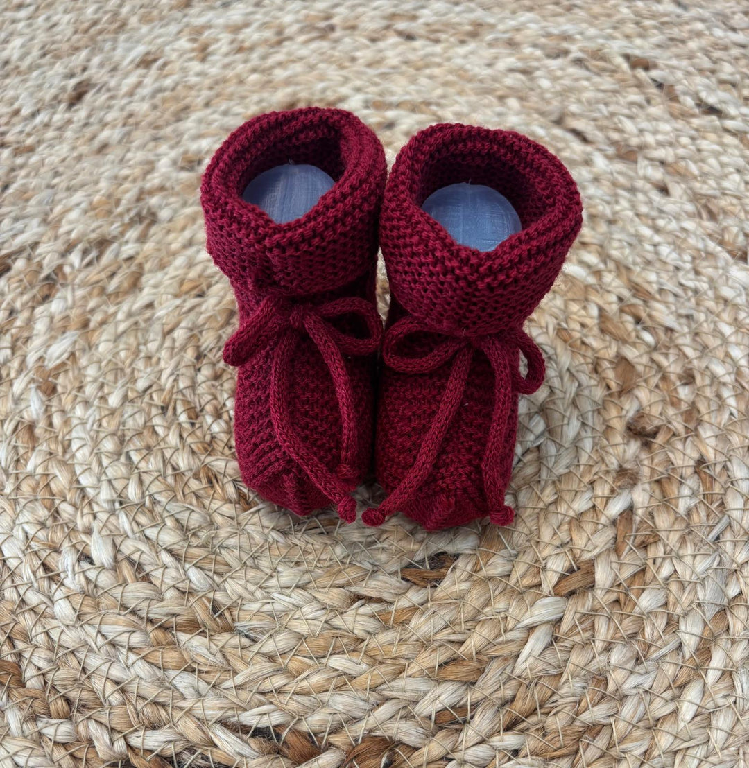 Babbucce in lana scarlet