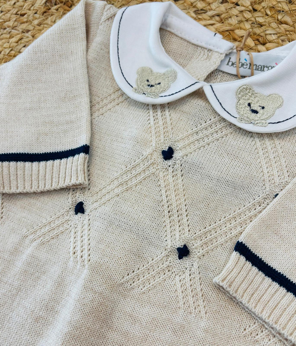 Tutina in lana Orsetto