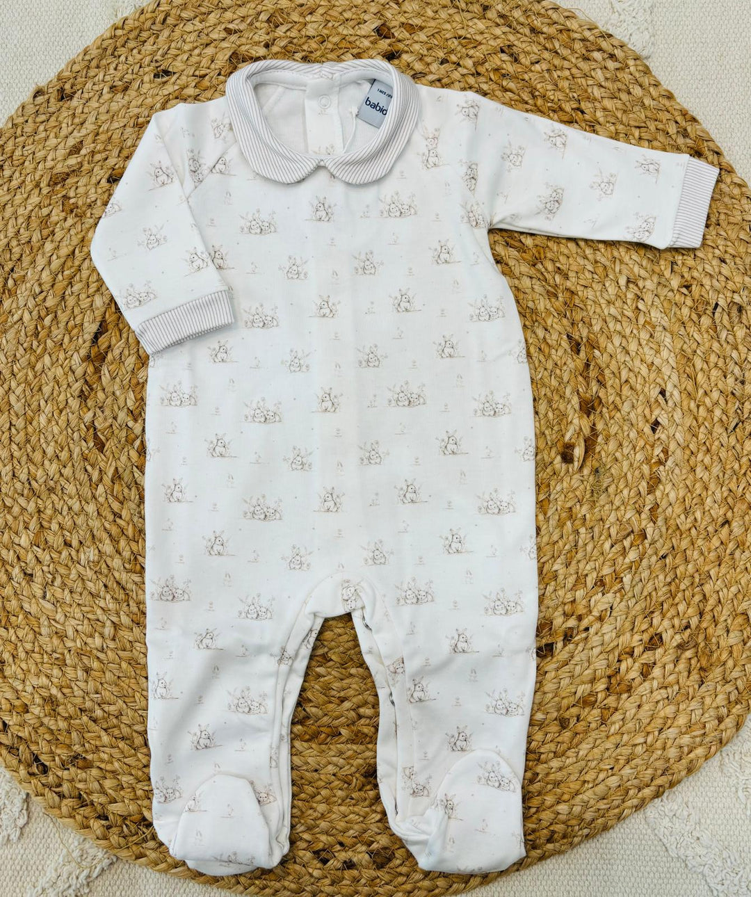 Tutina in caldo cotone beige