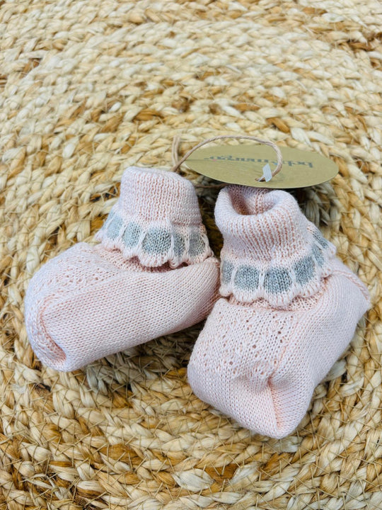 Babbucce in lana cipria
