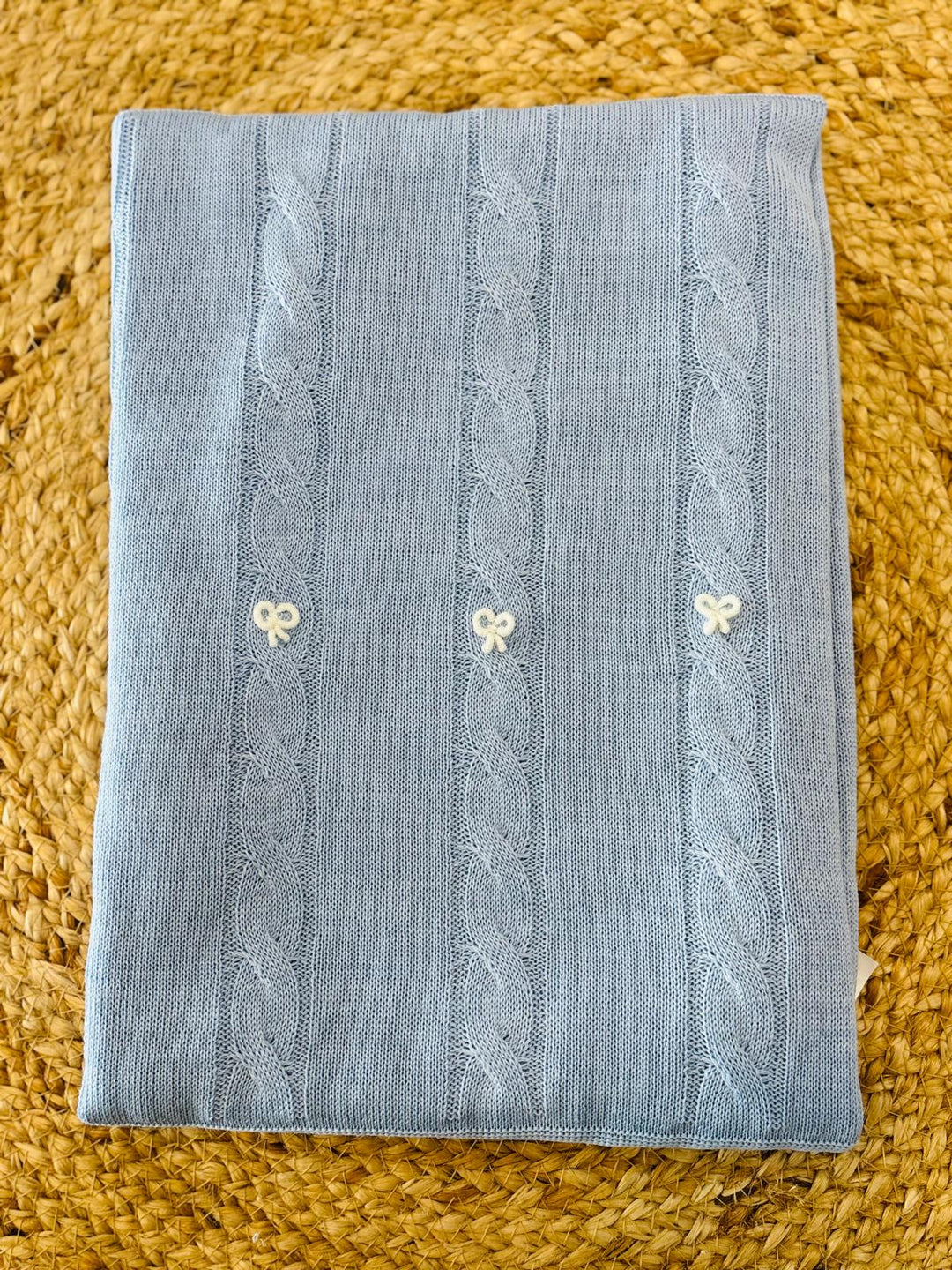Coperta il lana Nodo D'Amore cielo
