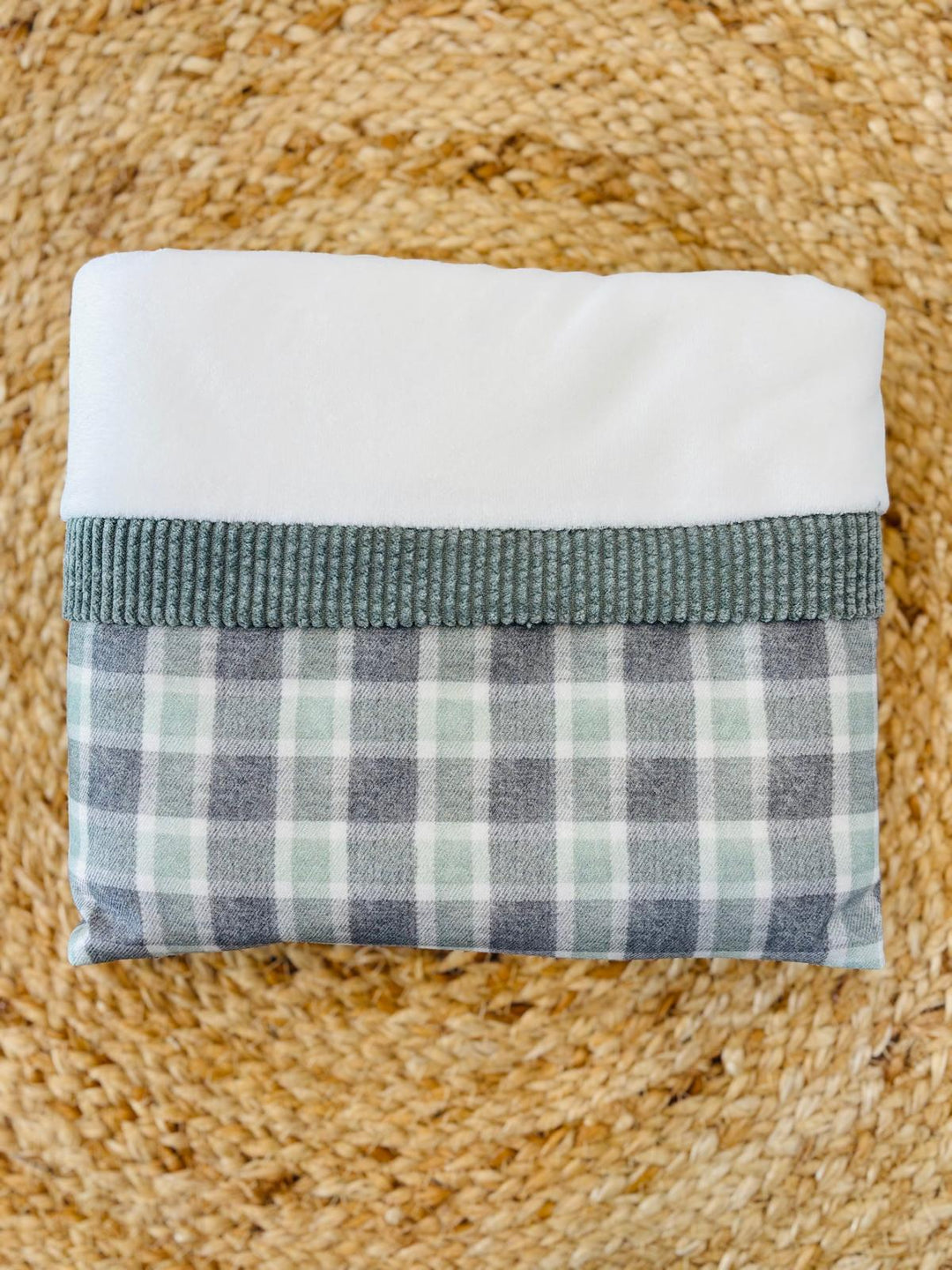 Coperta in ciniglia quadri