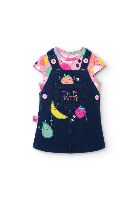 Set in jersey da neonata blu