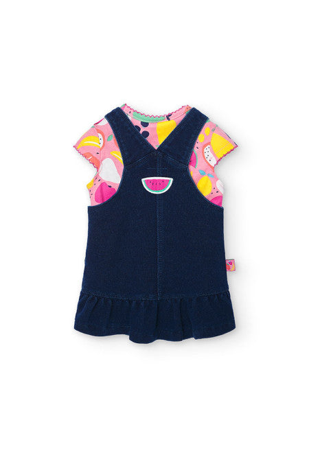 Set in jersey da neonata blu