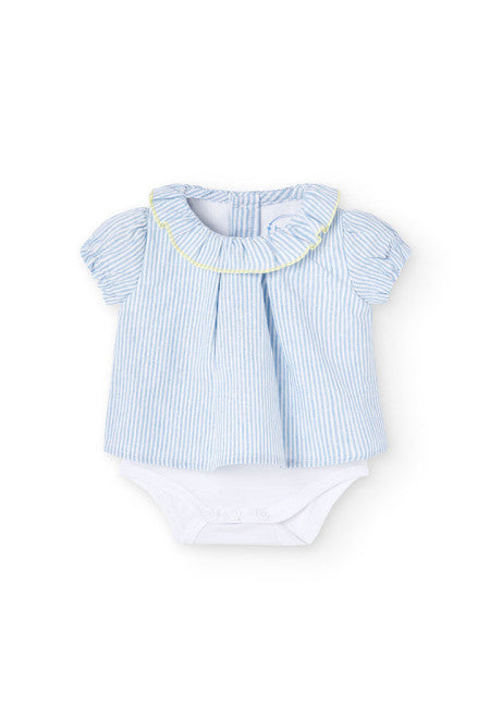 Completo lime a azzurro