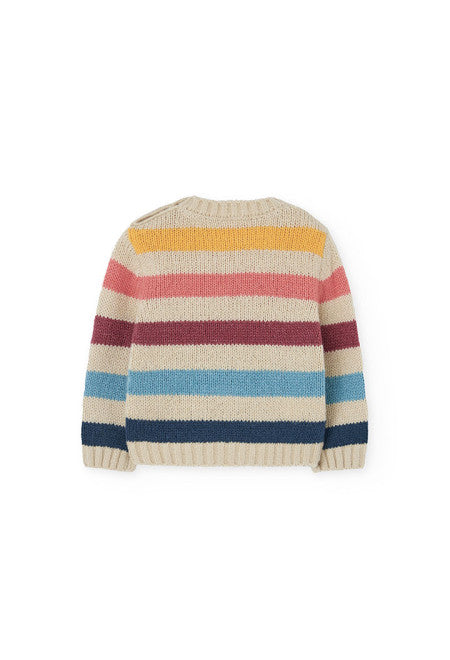 Maglione a righe