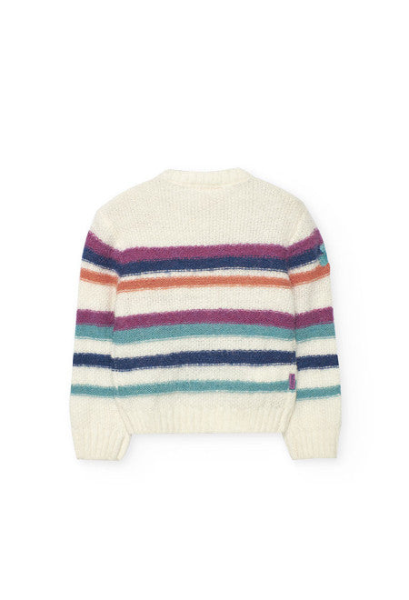 Maglione fiori  ricamati