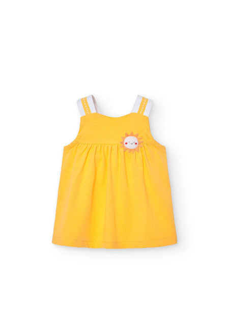 Completo in jersey giallo