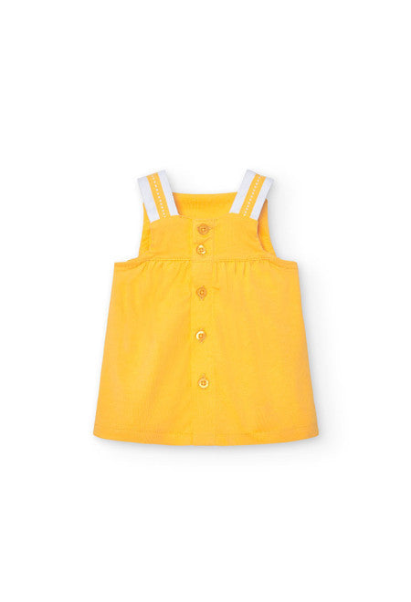 Completo in jersey giallo