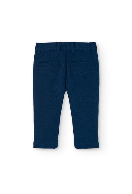 Pantaloni chinos in punto milano
