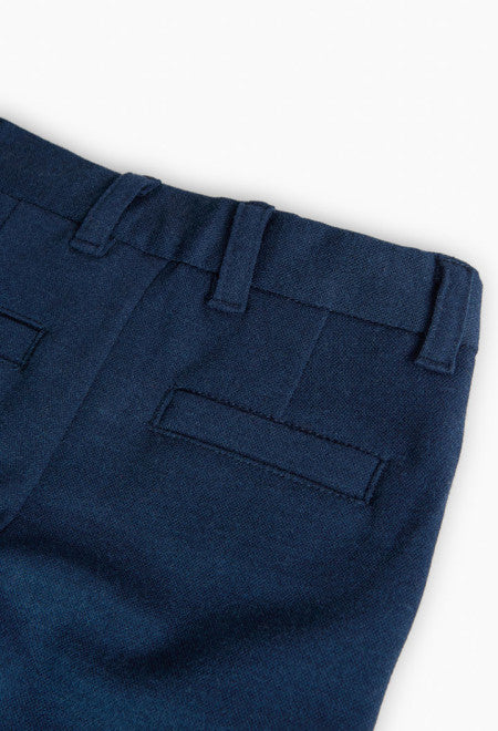 Pantaloni chinos in punto milano