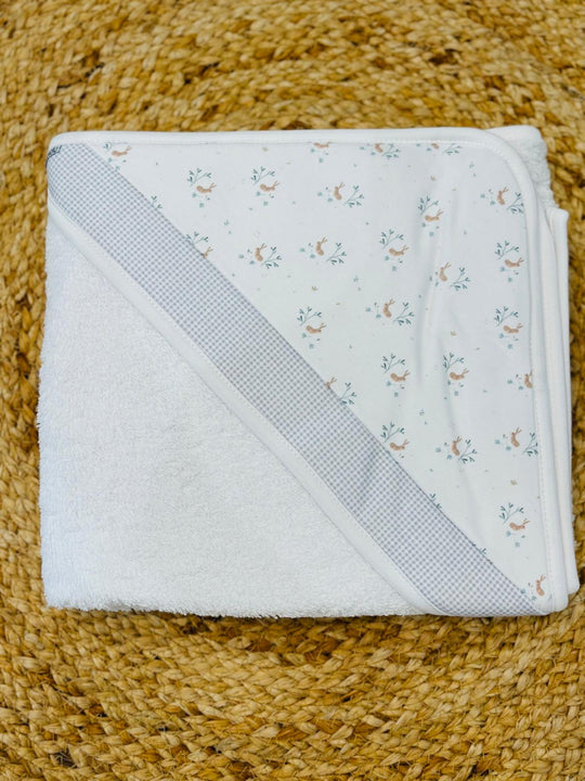 Asciugamano con triangolo coniglietti