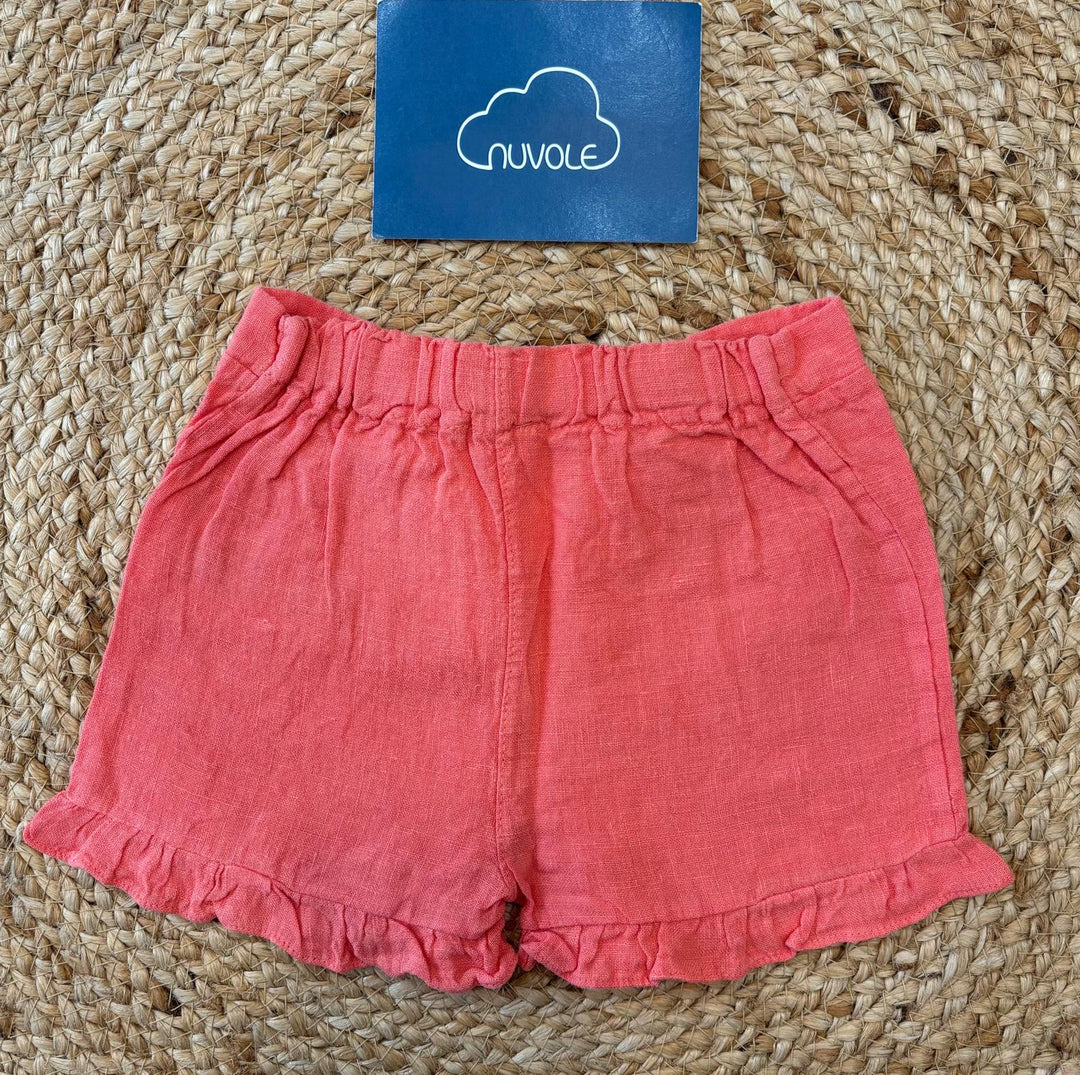 Completo in lino coral