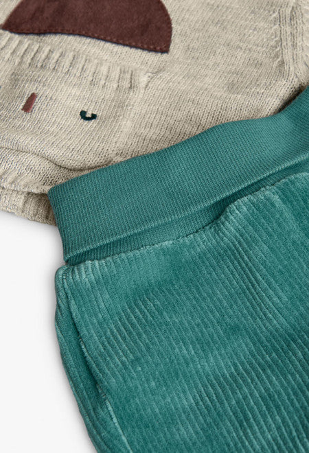 Completo maglione e pantalone