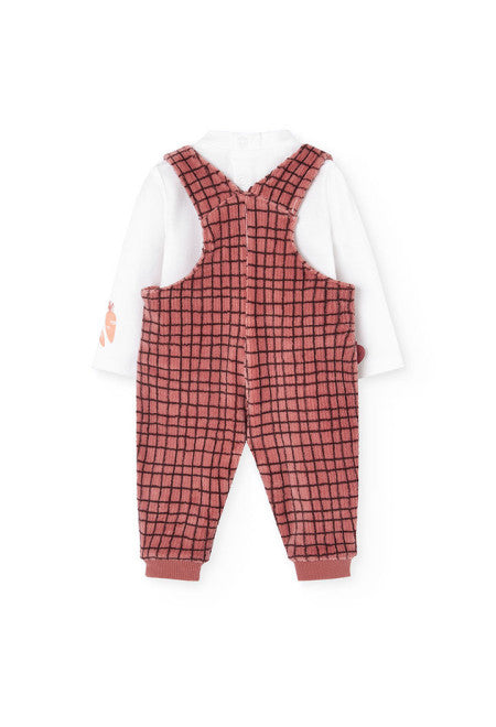 Completo salopette bunny
