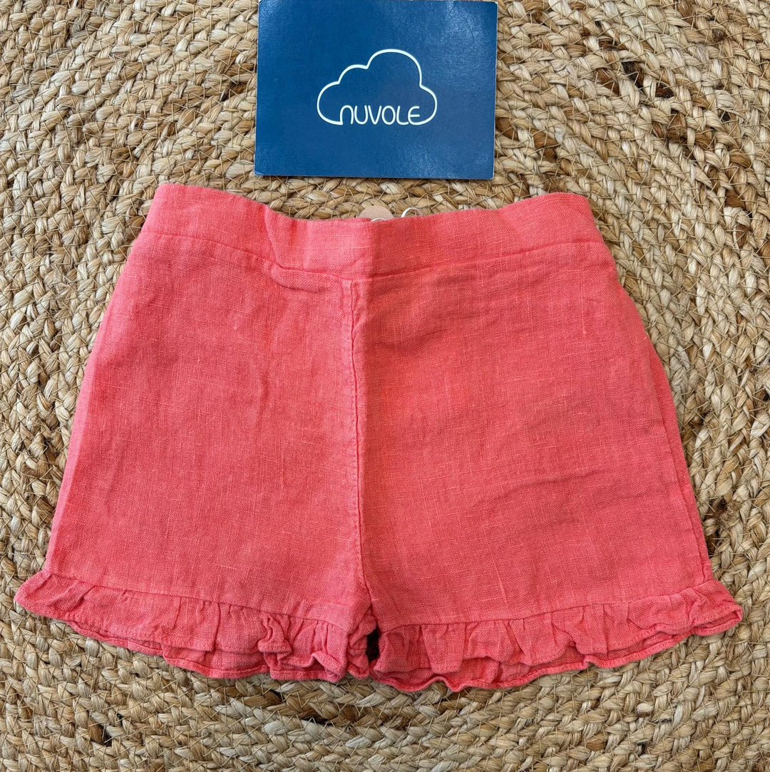 Completo in lino coral