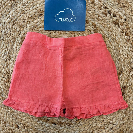 Completo in lino coral