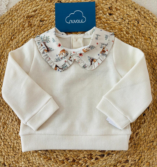 Maglia con colletto Bamby