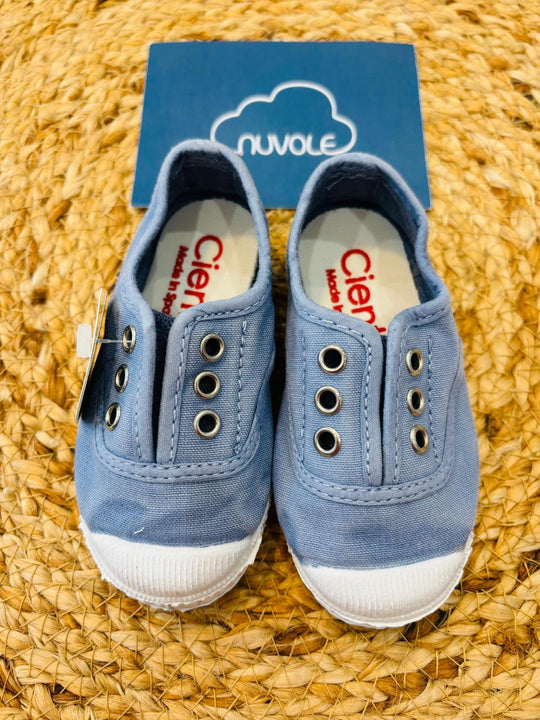 Sneakers in tela air blue