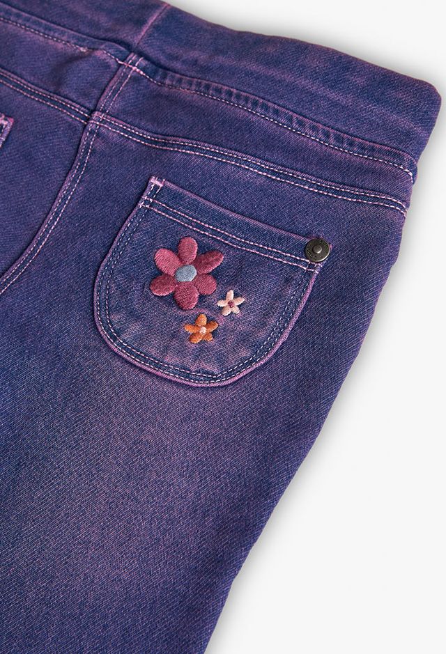 Denim slavato viola