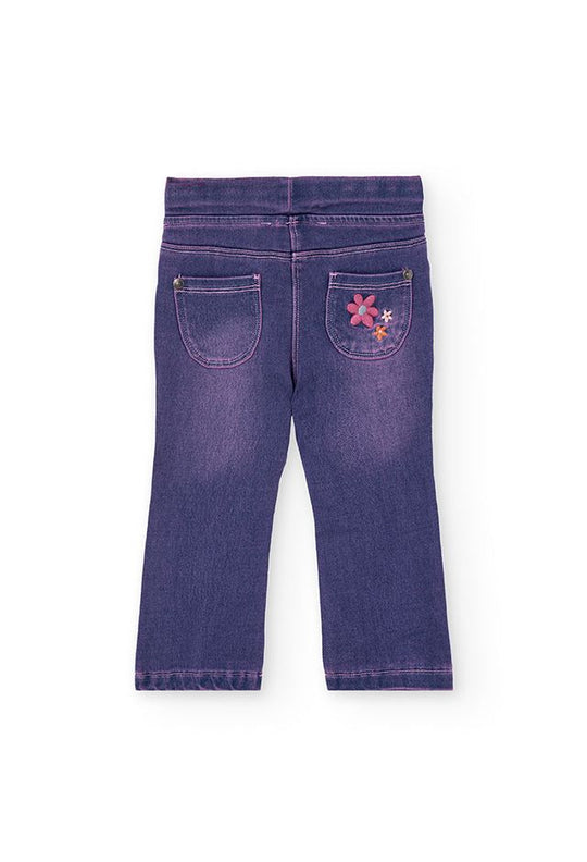 Denim slavato viola