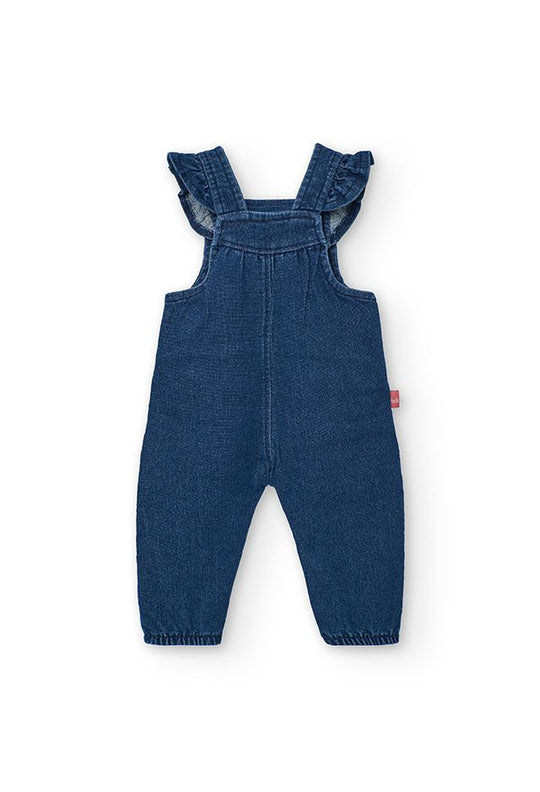Completo salopette denim