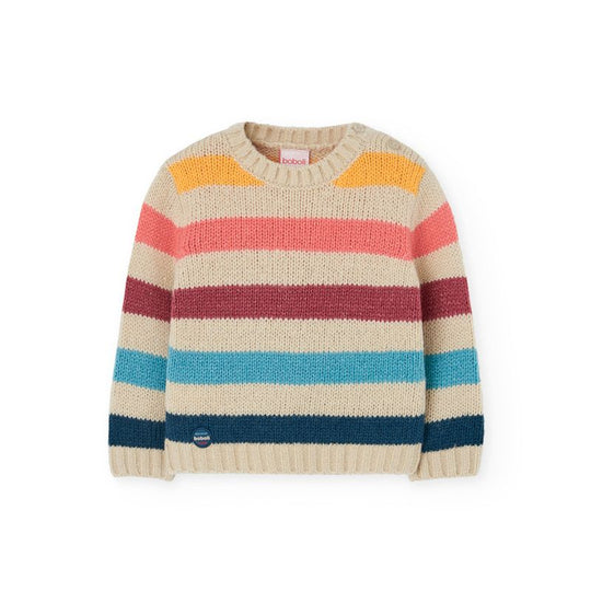 Maglione a righe