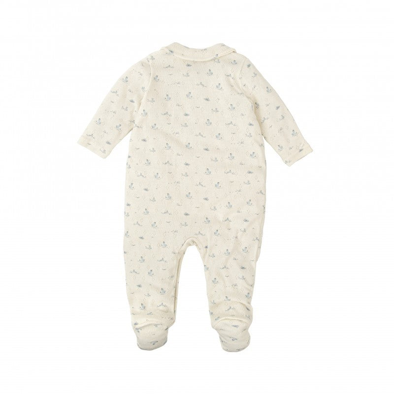Tutina in cotone pointille