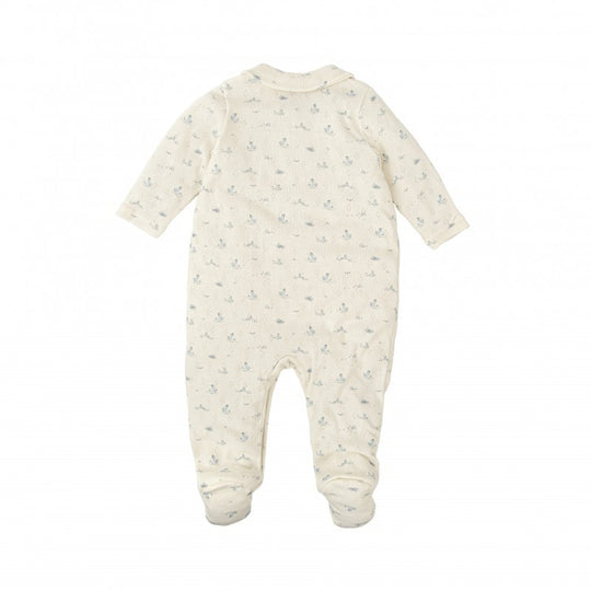 Tutina in cotone pointille