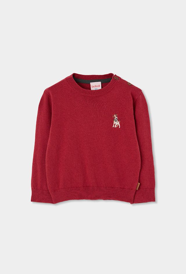 Maglione con ricamo